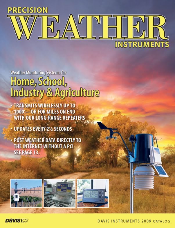 APEXS: Davis Instruments Weather 2009 Catalog