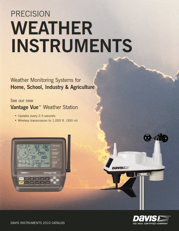 APEXS: Davis Instruments Weather 2010 Catalog